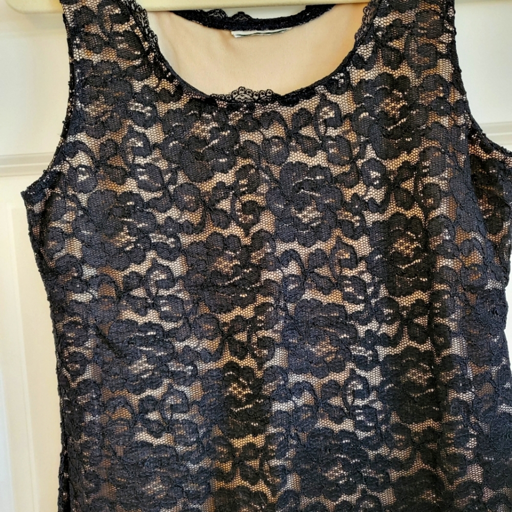 Coldwater Creek Sz L lace tank